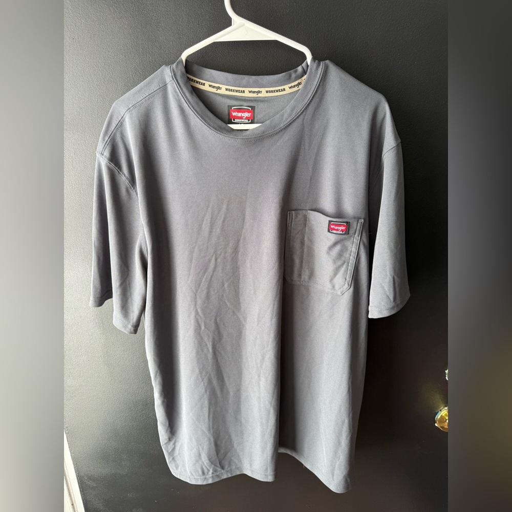 Wrangler Charcoal Men's Workwear Short Sleeve Tee